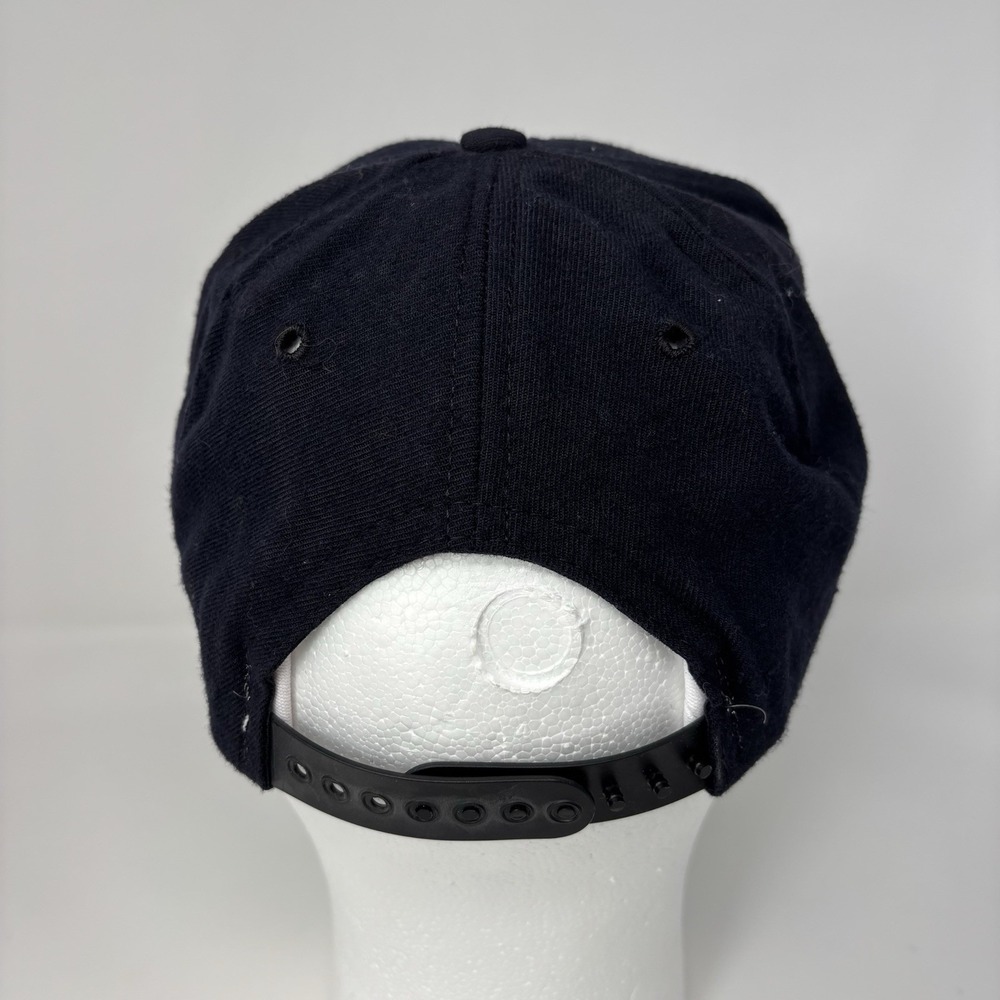 Vintage 80s - 90s New Era 59Fifty SnapBack Ball Cap Black "F" Med - Lg - Picture 5 of 8